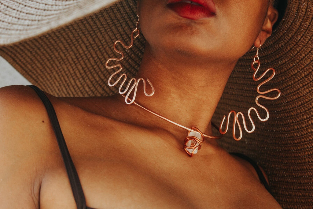 Astounding | Copper Statement Earrings
