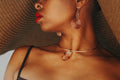 Handmade Copper Statement Earrings, Sculptural Artisan Jewelry, One-of-a-Kind Earrings | Entice