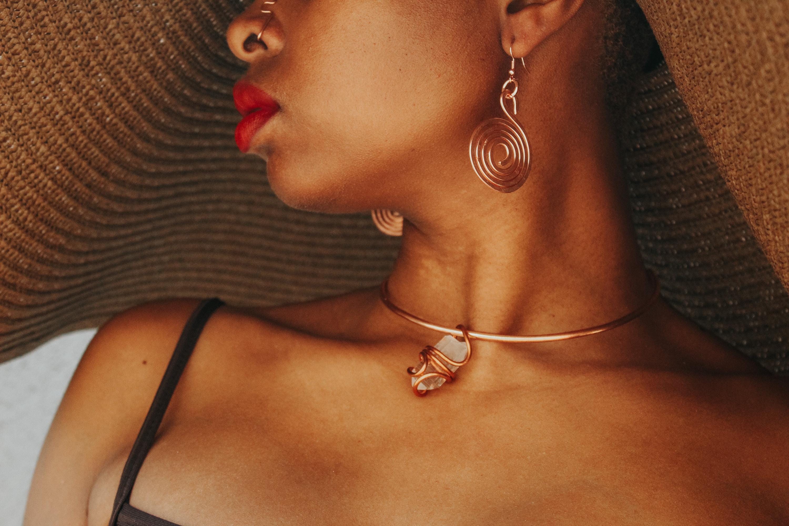 Handmade Copper Statement Earrings, Sculptural Artisan Jewelry, One-of-a-Kind Earrings | Entice