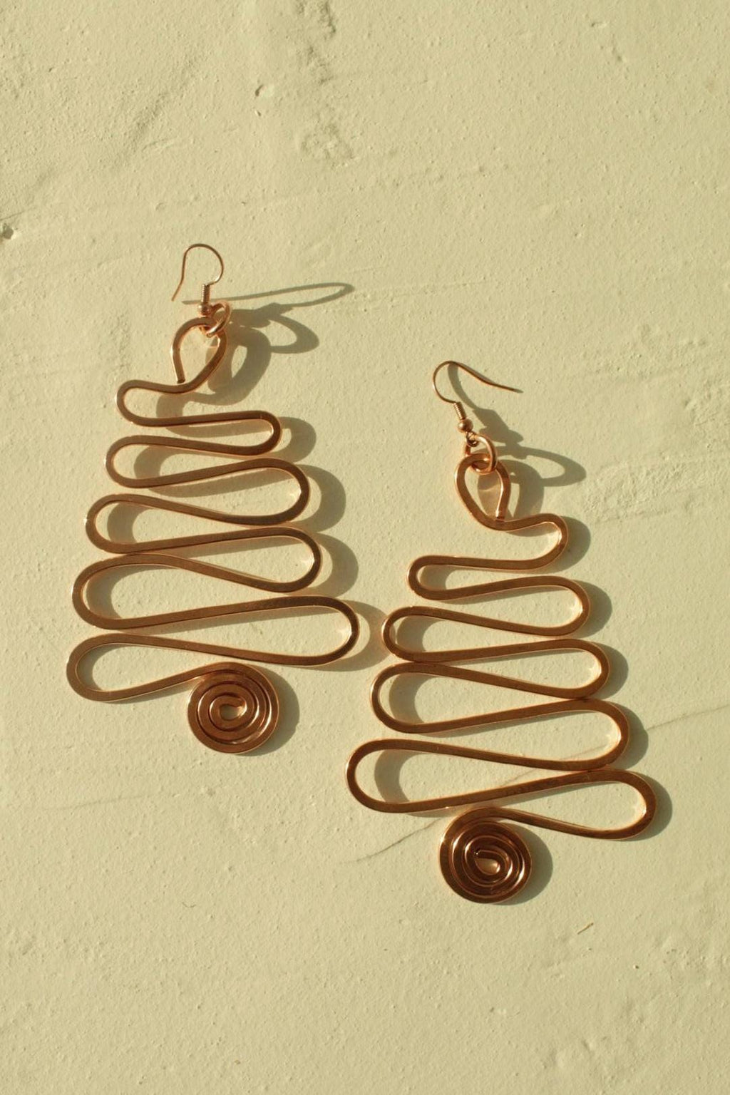 Intrigue | Copper Statement Earrings