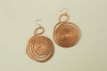 Handmade Copper Statement Earrings, Sculptural Artisan Jewelry, One-of-a-Kind Earrings | Juniper