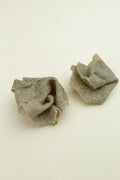 Sculptural Polymer Clay Earrings, Crumpled Paper Inspired, Modern Statement Jewelry