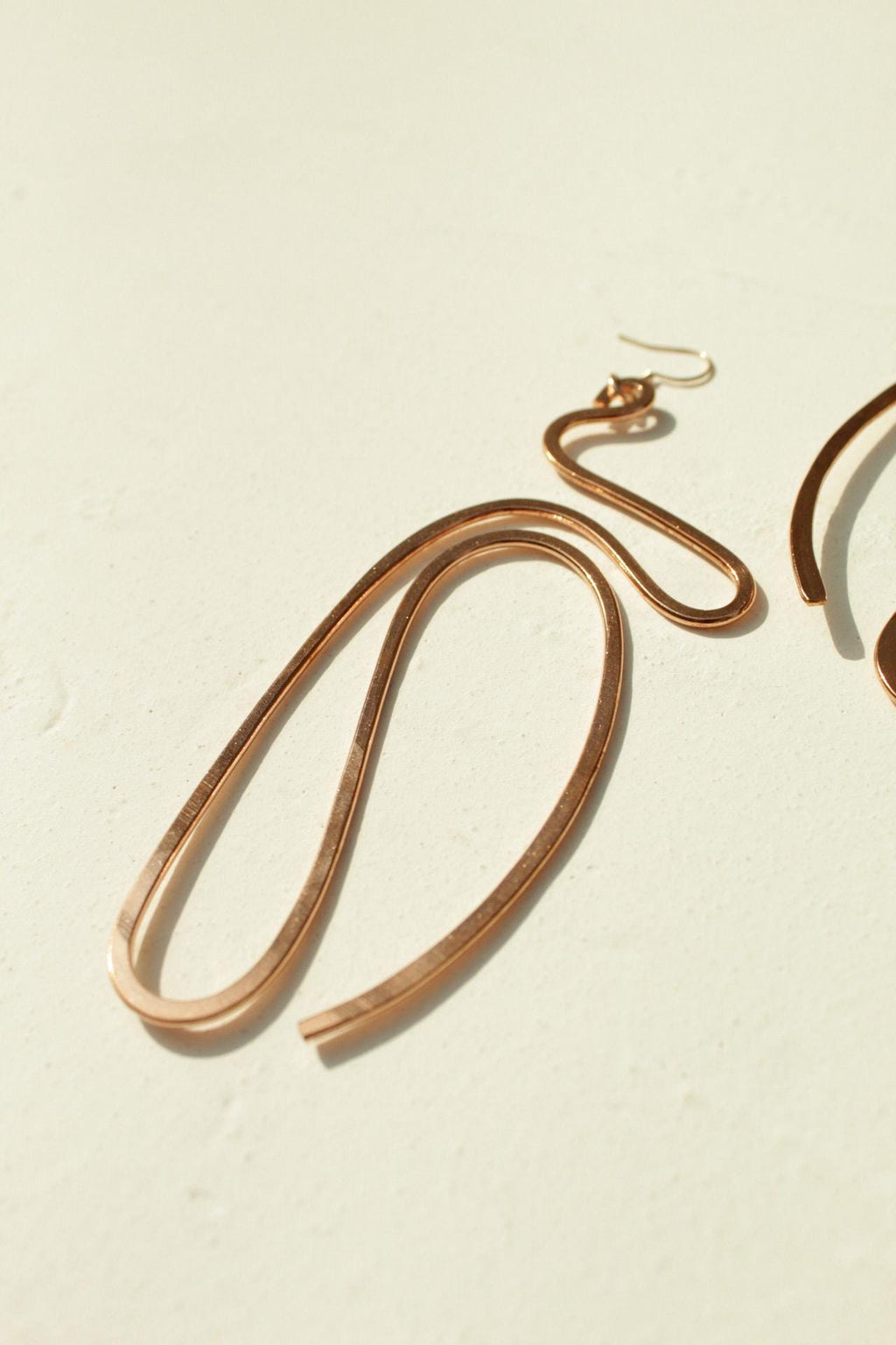 Handmade Copper Statement Earrings, Sculptural Artisan Jewelry, One-of-a-Kind Earrings | Daydream
