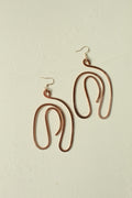 Handmade Copper Statement Earrings, Sculptural Artisan Jewelry, One-of-a-Kind Earrings | Return